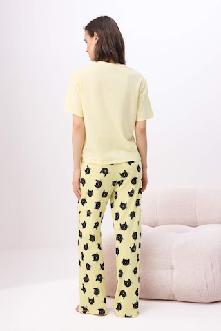 Pyjama Trendyol en jaune