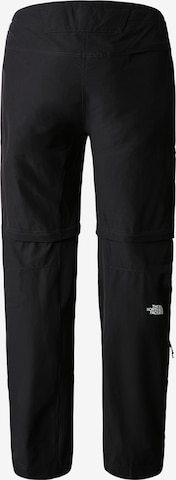 THE NORTH FACE - Regular Calças outdoor 'Exploration' em preto