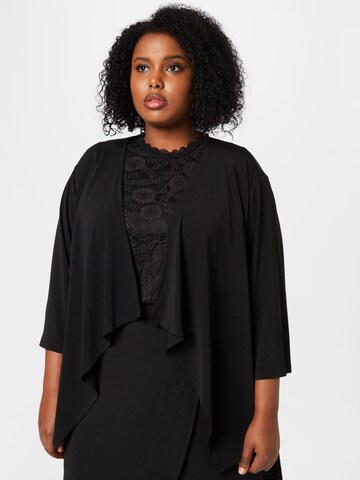 EVOKED Knit Cardigan 'TASTE' in Black: front