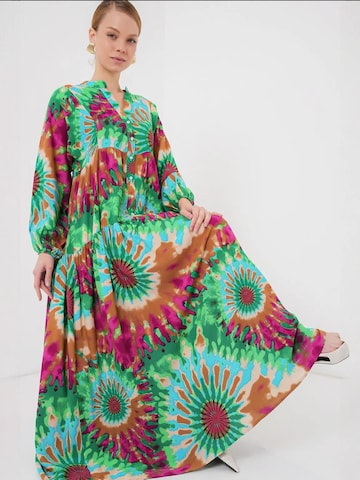 Bigdart - Vestido 'Maxi' em verde: frente