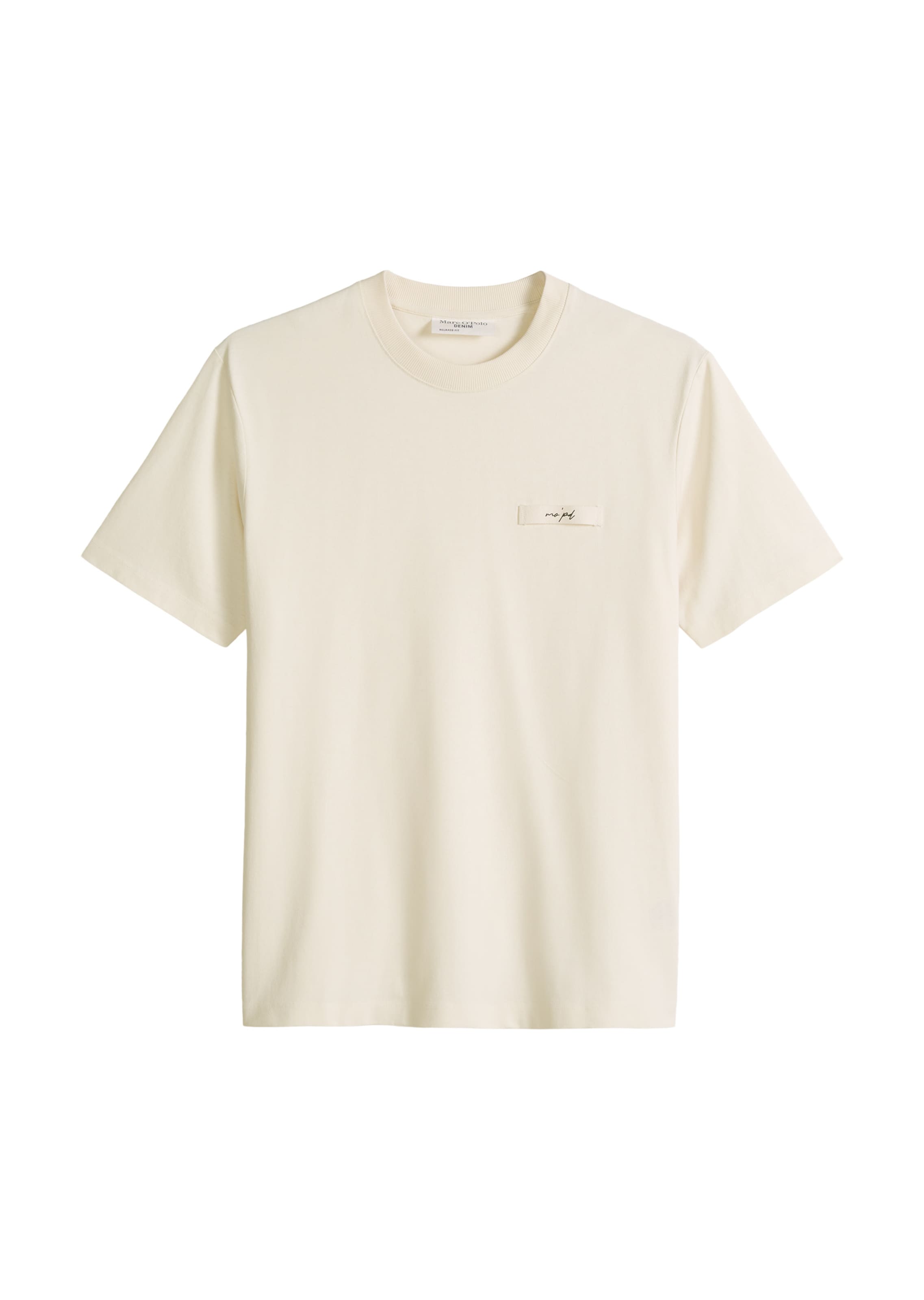 T-Shirt 'DfC' Marc O'Polo DENIM en beige : devant