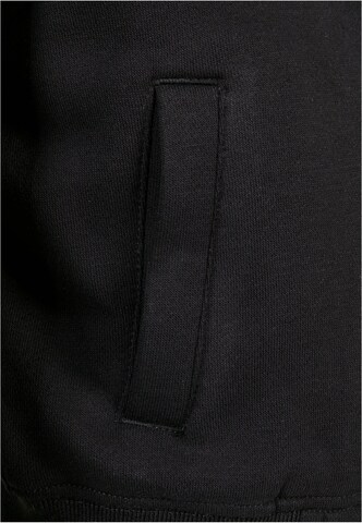 Urban Classics Zip-Up Hoodie in Black