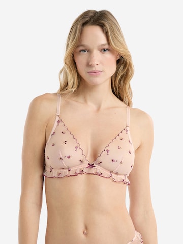 Triangolo Reggiseno 'Cocktail' di ETAM in rosa: frontale