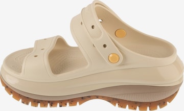 Mule Crocs en beige : devant