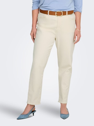 Regular Jean ONLY Carmakoma en beige : devant