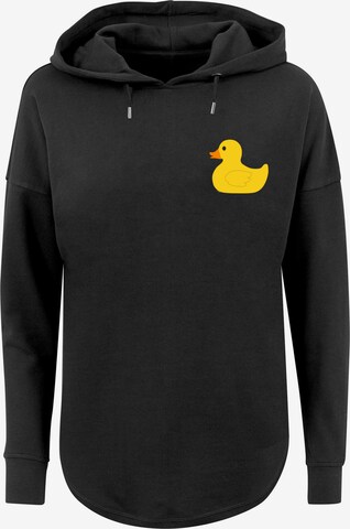 F4NT4STIC Sweatshirt 'Yellow Rubber Duck' in Schwarz: predná strana