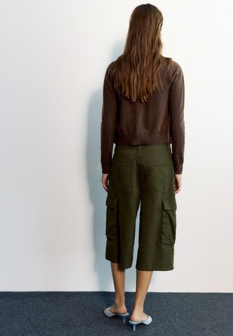 Pull&Bear Gebreid vest in Bruin