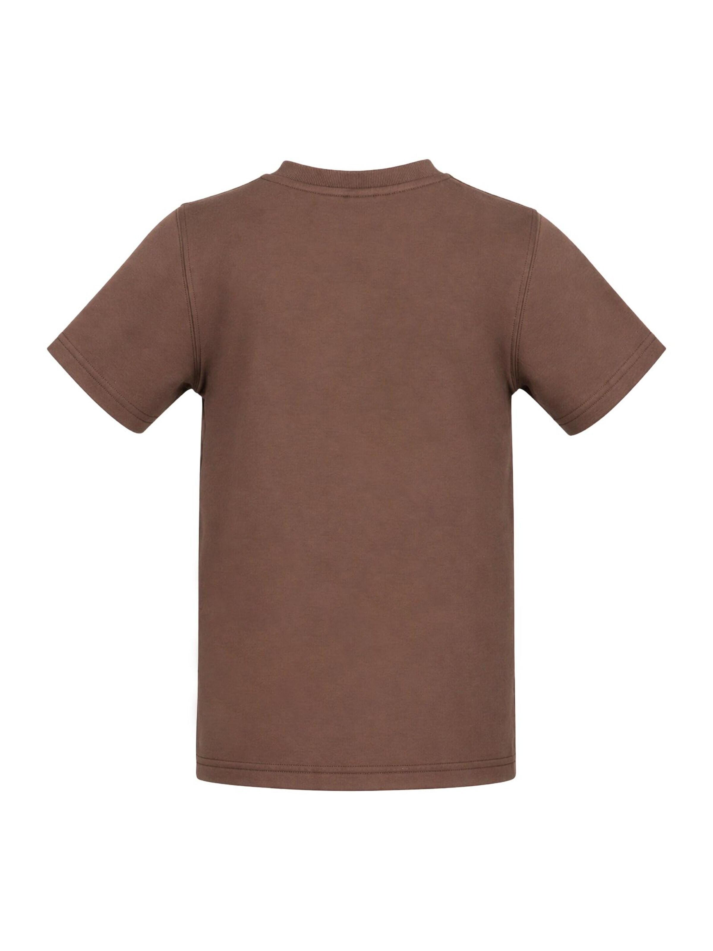 Donder Shirt 'Heavy Tee Essential Canary Yellow' in Brown