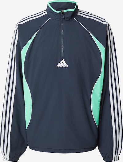 ADIDAS ORIGINALS Välikausitakki 'TEAMGEIST' värissä laivastonsininen / vaaleanvihreä / valkoinen, Tuotenäkymä