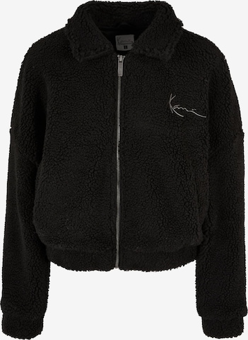 Karl Kani Fleece Jacket in Black: front