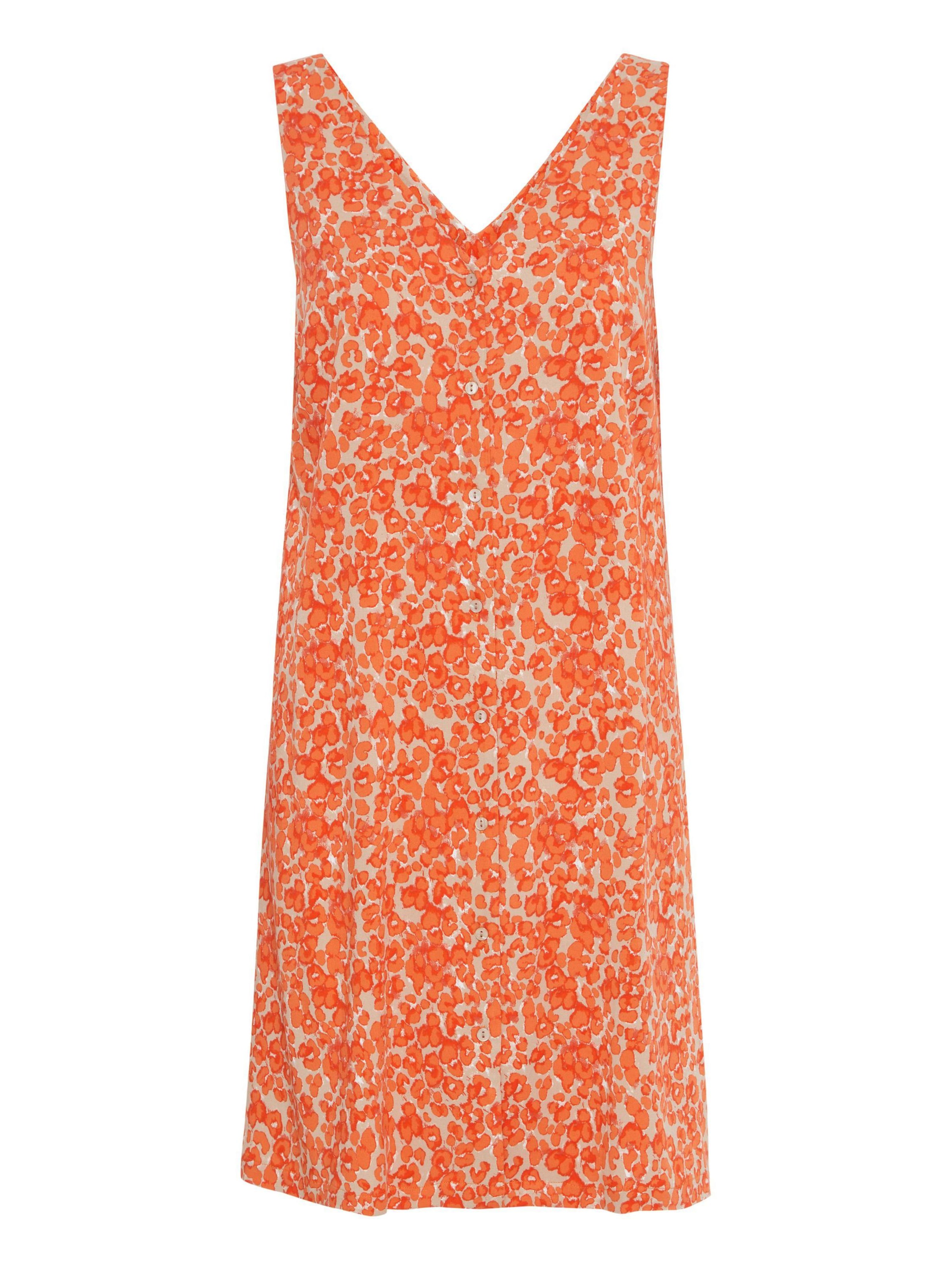 ICHI Jurk 'IHAya' in Oranje: voorkant