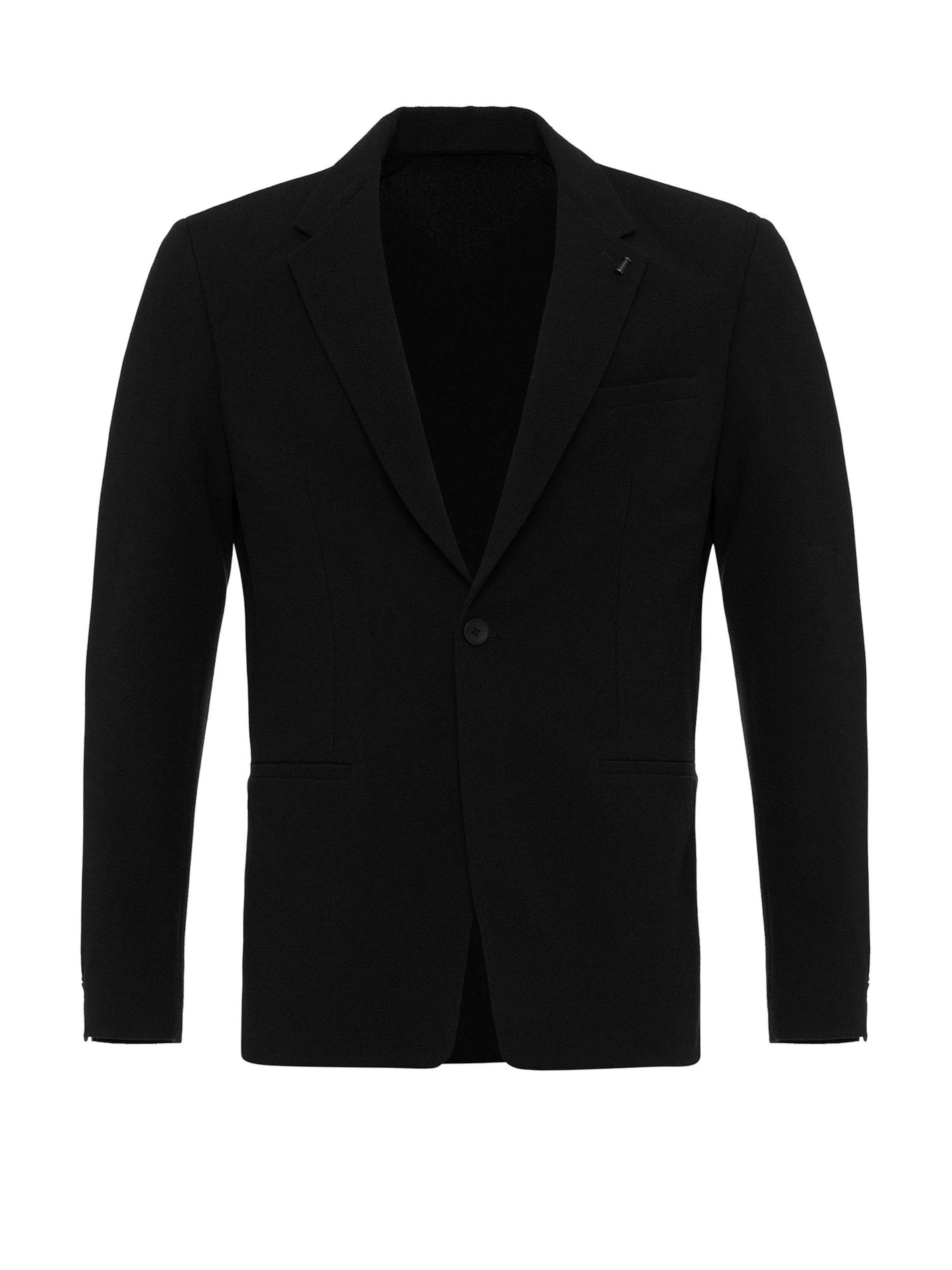 Antioch Regular Fit Jakke i sort: forside