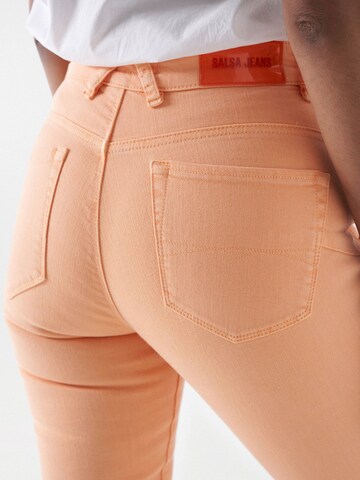 Salsa Jeans Skinny Jeans in Oranje