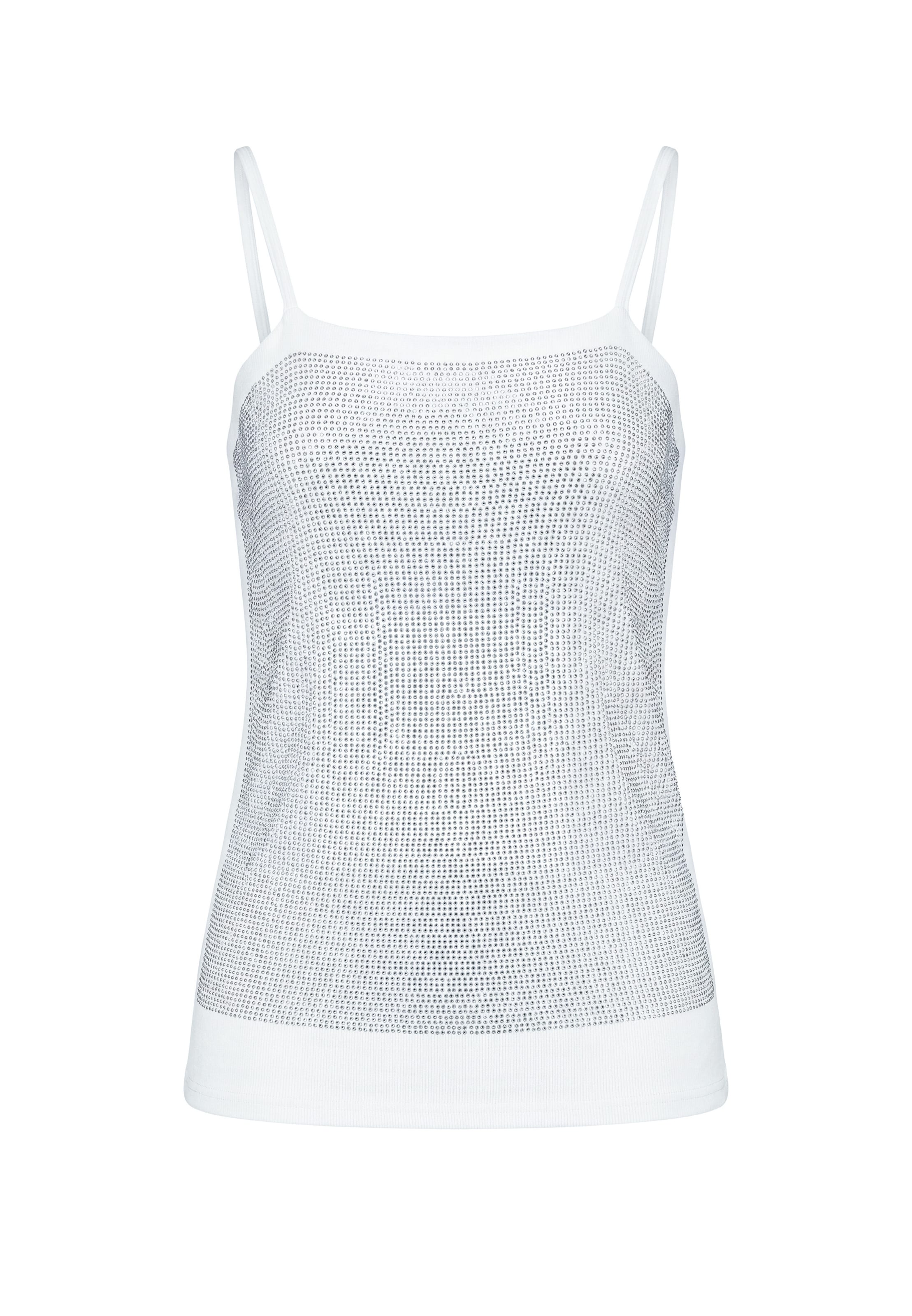 faina Top in Wit: voorkant