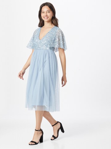 Robe de cocktail Maya Deluxe en bleu