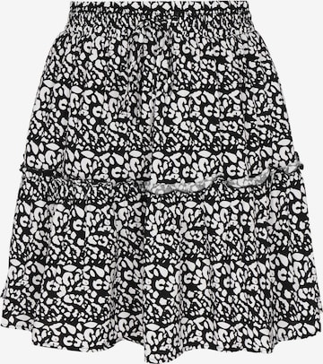 Jupe aleida en noir : devant