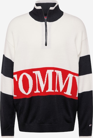 Tommy Jeans Sweter w kolorze biały: przód