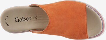 GABOR Mules in Orange