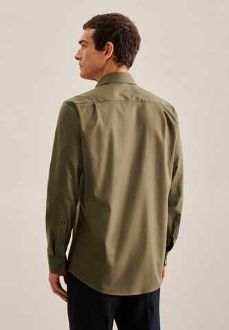 SEIDENSTICKER Regular fit Business Shirt in Green