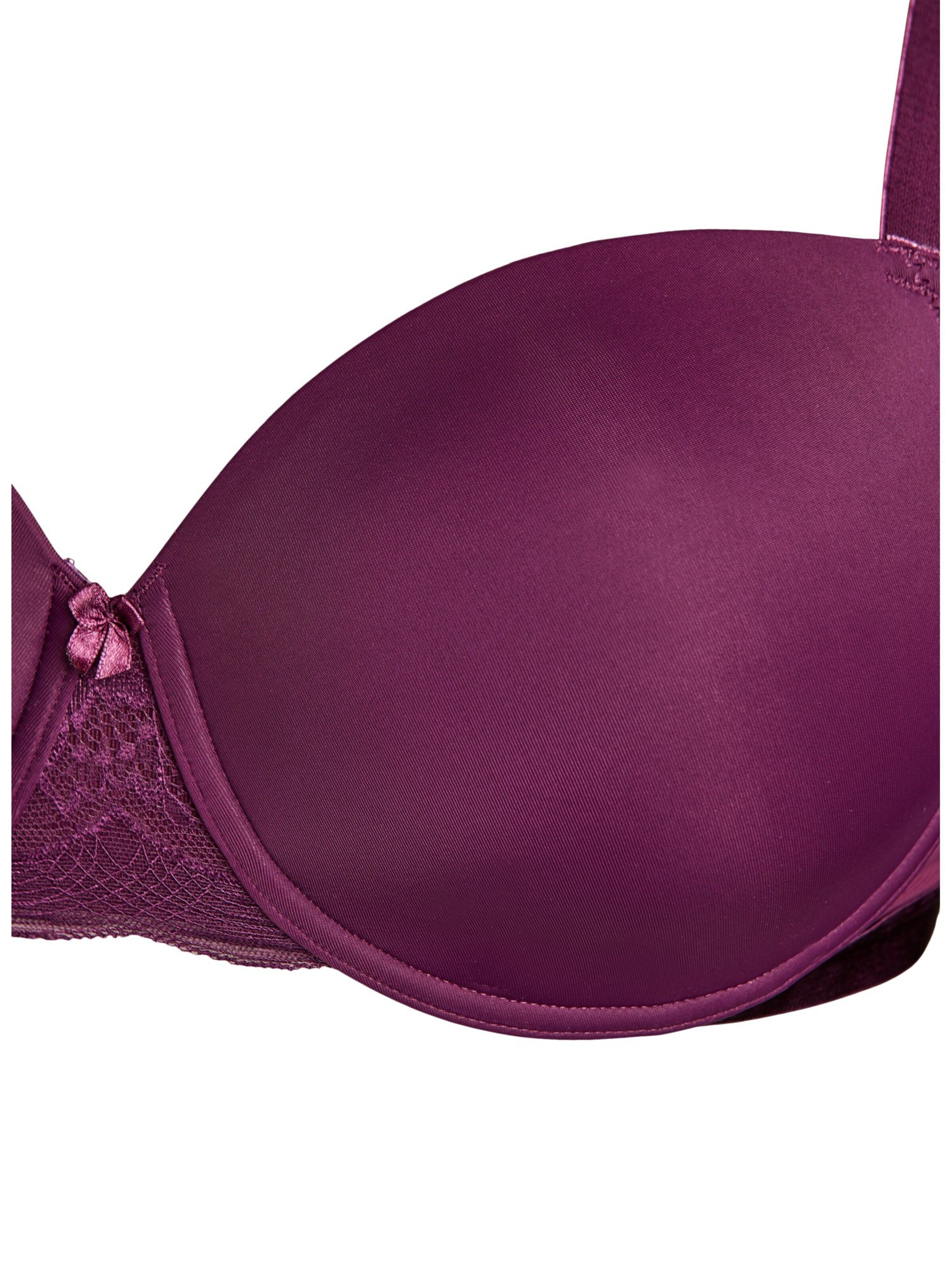 Devoted by Zizzi Бюстгальтер под футболку Бюстгальтер 'Lfie' в Лиловый