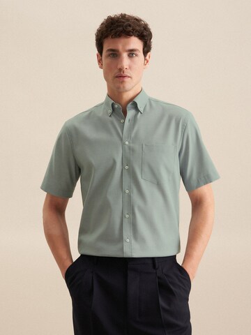 SEIDENSTICKER Regular fit Business shirt 'Smart Essentials' in Green