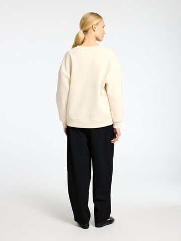 Sweat-shirt SELECTED en beige