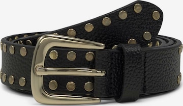 TOM TAILOR Belt 'Francesca' in Black: front