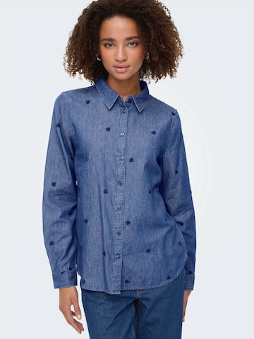 JDY Blouse 'JDYLOVE' in Blauw