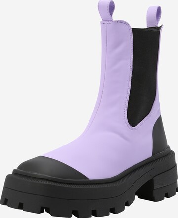 Chelsea Boots 'On trend' NLY by Nelly en violet : devant