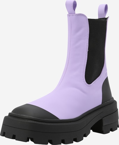 NLY by Nelly Chelsea Boots 'On trend' en violet pastel / noir, Vue avec produit