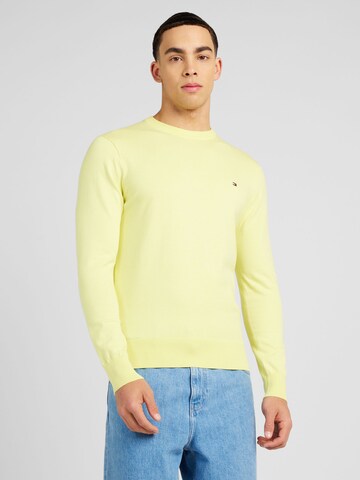 TOMMY HILFIGER - Jersey '1985 Collection' en amarillo: frente