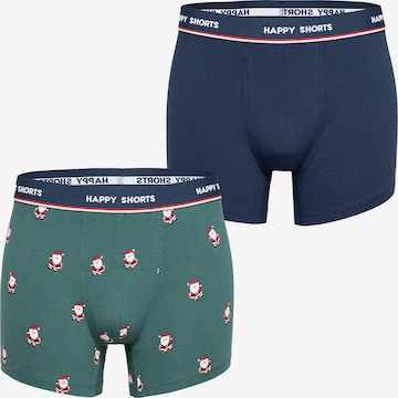 Happy Shorts Boxershorts in Blauw: voorkant