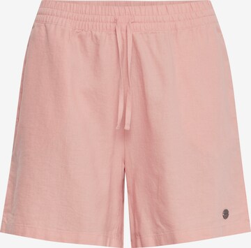 Oxmo Loosefit Broek in Roze: voorkant