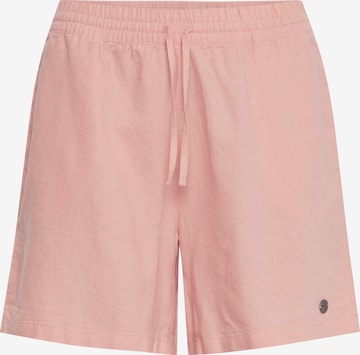 Oxmo Loosefit Broek in Roze: voorkant