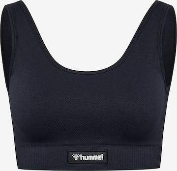 Hummel Bustier Sport-BH 'Alive' in Schwarz: Vorderseite