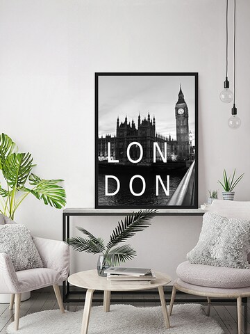 Liv Corday Bild 'London City' in Schwarz