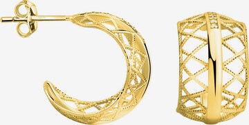 Sofia Milani Ohrringe 'Grid' in Gold: Vorderseite
