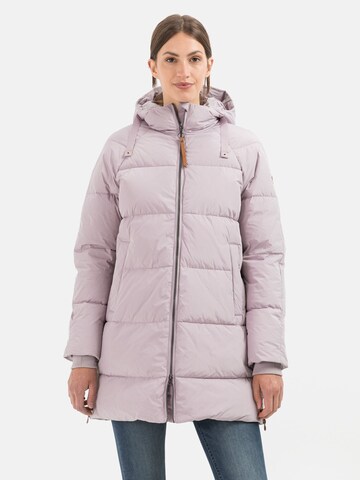 CAMEL ACTIVE Winter Coat in Purple: front