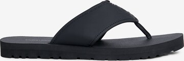 Calvin Klein Jeans T-Bar Sandals in Black