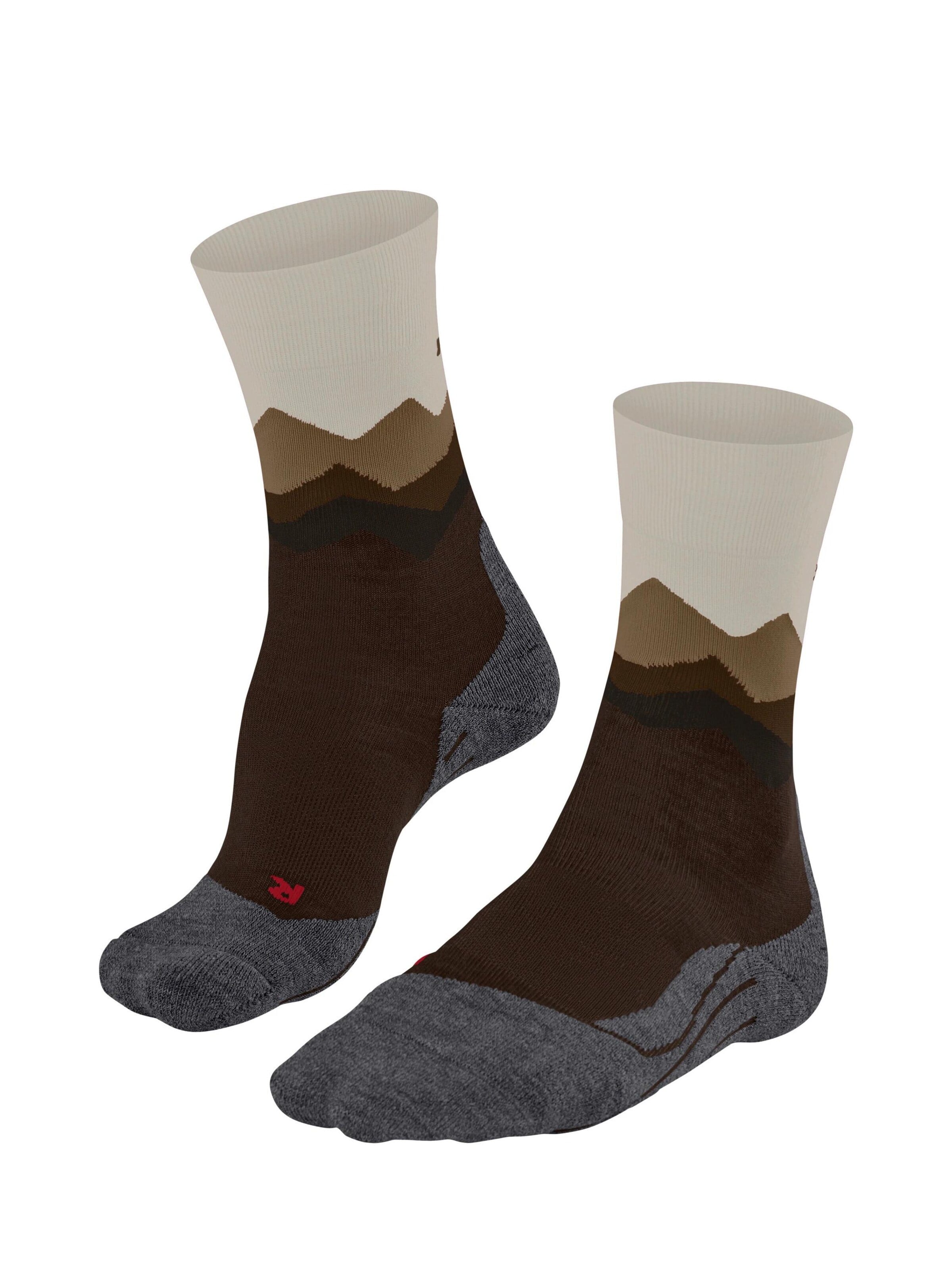 FALKE Sportsocken 'TK2 Explore'‌‌‌‌‌‌‌ in Braun: Vorderseite