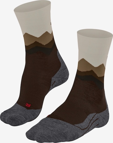 FALKE Sportsocken 'TK2 Explore' in Braun: Vorderseite
