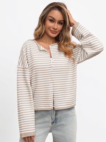 Imily Bela Cardigan i beige: forside
