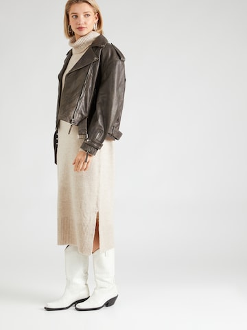 Robes en maille 'ONLBrandie' ONLY en beige