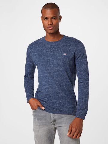 Tommy Jeans Trui in Blauw: voorkant