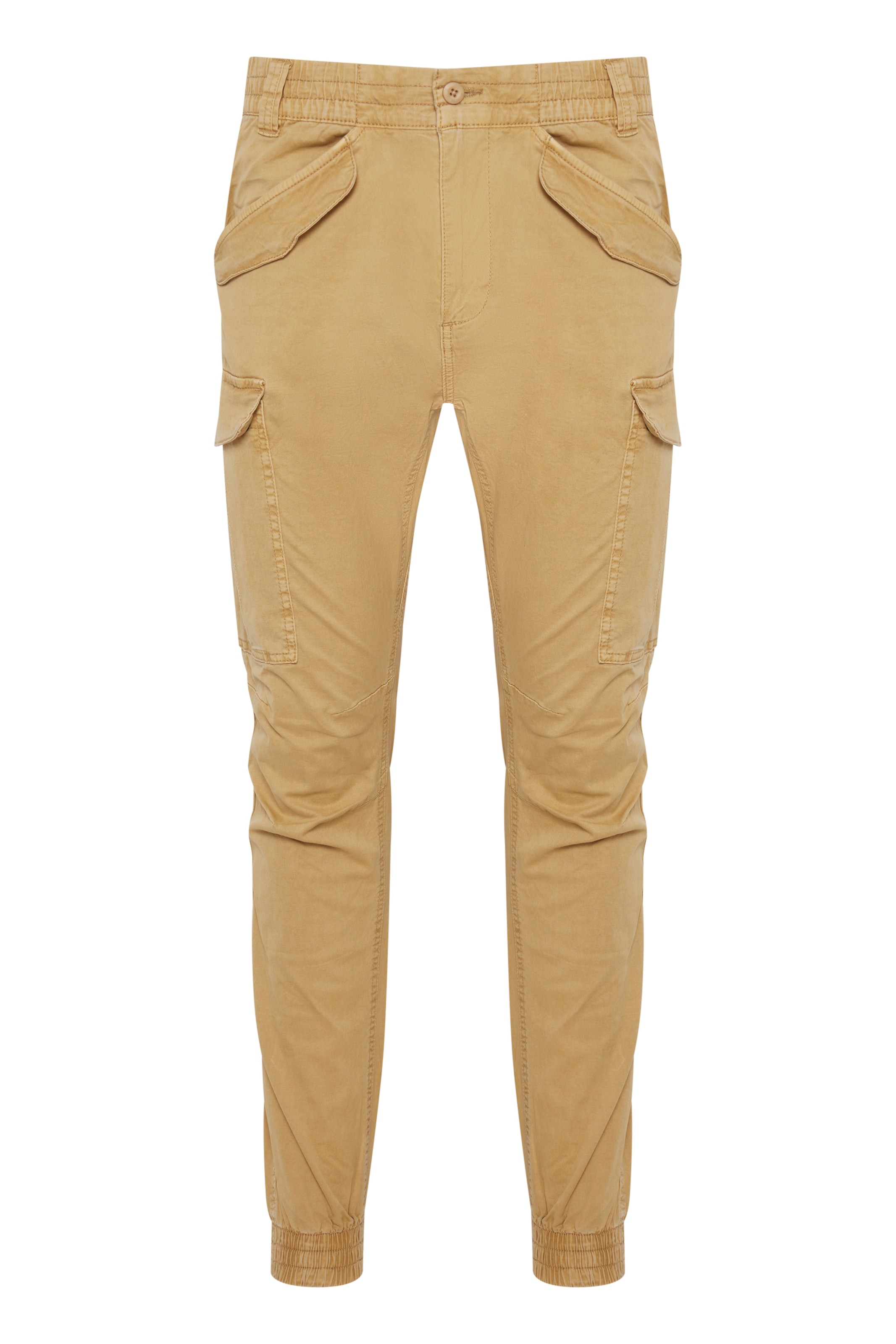 INDICODE JEANS Tapered Hose 'Nuva' in Beige: Vorderseite