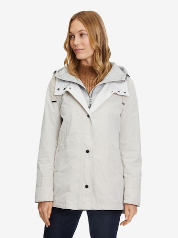 Amber & June Between-season jacket in Grey: front