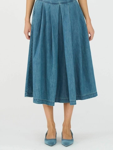 Gonna 'Augusta' di Ivy Copenhagen in blu: frontale