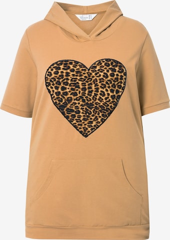 MIAMODA Sweatshirt in Brown: front