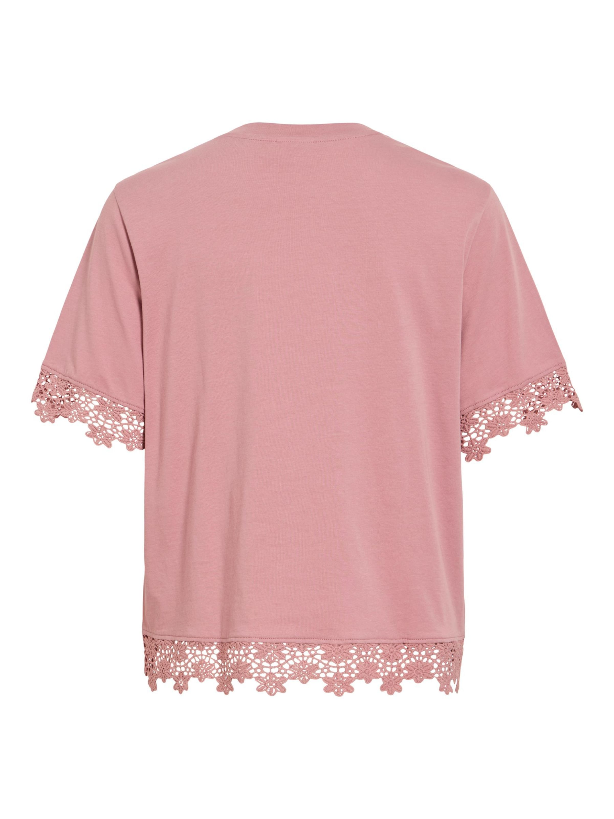 T-shirt 'VIVora' VILA en rose
