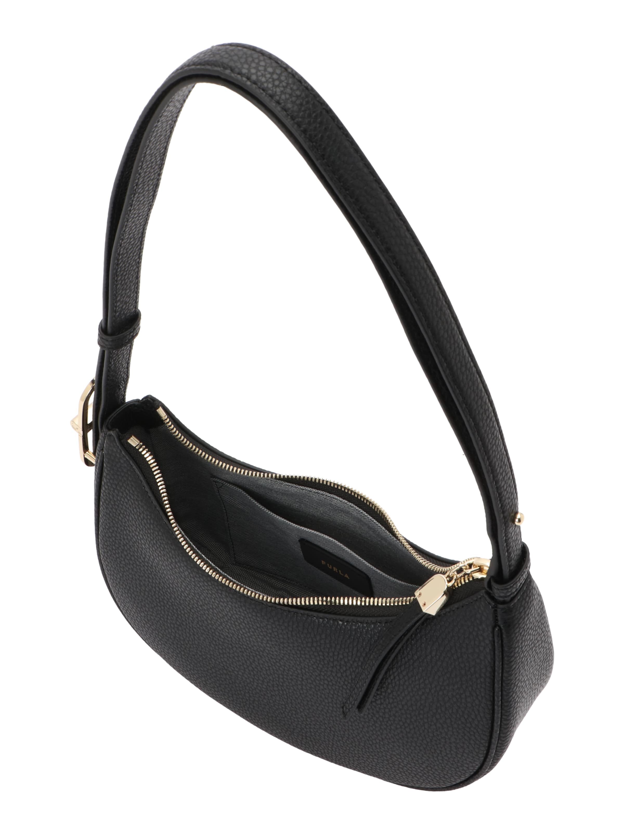 FURLA - Bolso de hombro 'MIALUNA' en negro